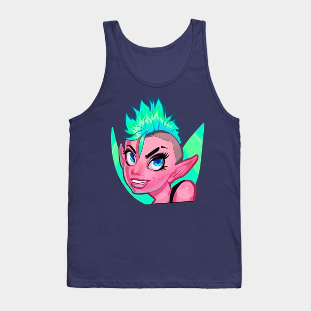 PIXIEGUTS logo | Punk Pixie Design Tank Top by GeorgiaGoddard